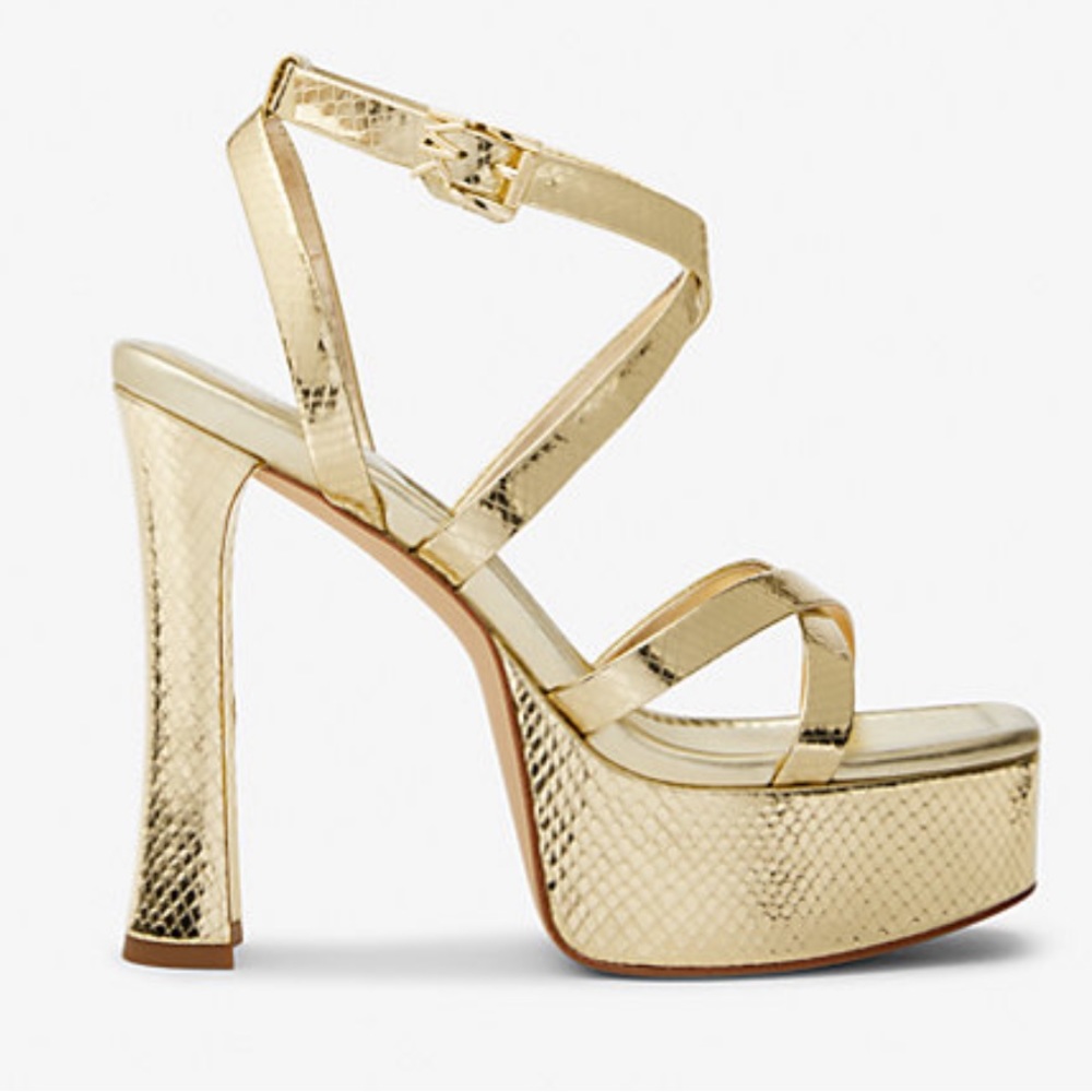 Michael Kors platform sandals.